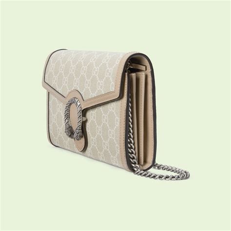 gucci bianco portafoglio|Gucci Portafoglio Dionysus con catena.